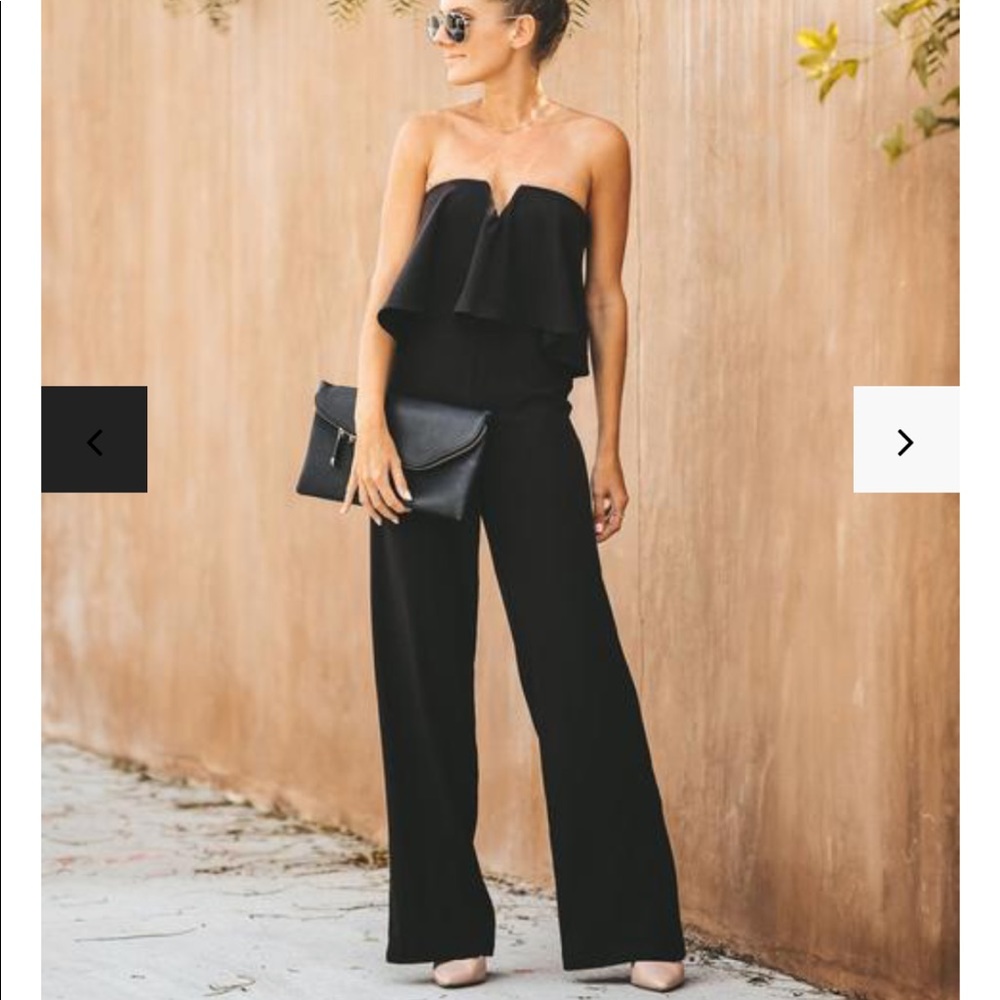 Vici dolls brand new black jumpsuit